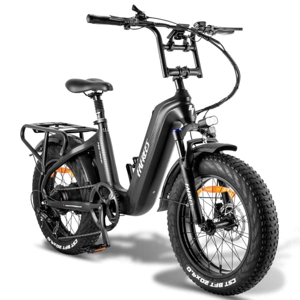 Fafrees F20 Master City Elcykel, 22,5 Ah Samsung batteri, 500W motor, dubbla stötdämpare, kolfiberram, 20"*4,0" däck, SHIMANO 7 Speed.