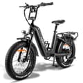 Miniatyrbild 1 av 10: Fafrees F20 Master City Elcykel, 22,5 Ah Samsung batteri, 500W motor, dubbla stötdämpare, kolfiberram, 20"*4,0" däck, SHIMANO 7 Speed.