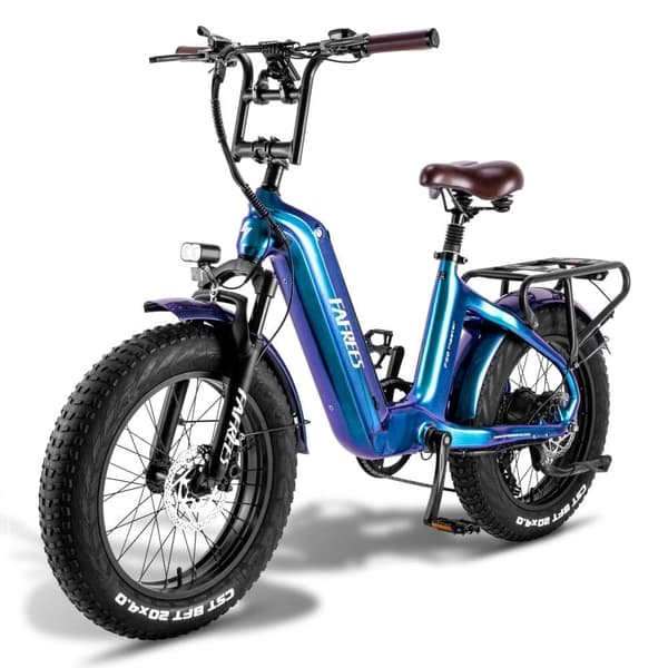 Fafrees F20 Master City Elcykel, 22,5 Ah Samsung batteri, 500W motor, dubbla stötdämpare, kolfiberram, 20"*4,0" däck, SHIMANO 7 Speed.