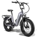 Miniatyrbild 2 av 11: Fafrees F20 Master City Elcykel, 22,5 Ah Samsung batteri, 500W motor, dubbla stötdämpare, kolfiberram, 20"*4,0" däck, SHIMANO 7 Speed.