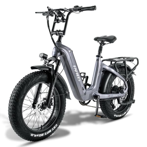Fafrees F20 Master City Elcykel, 22,5 Ah Samsung batteri, 500W motor, dubbla stötdämpare, kolfiberram, 20"*4,0" däck, SHIMANO 7 Speed.