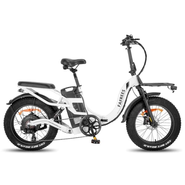 Fafrees F20 X-Max Folding Fat Tire Elcykel, 30Ah Giant Batteri, 750W navmotor, Hydrauliska skivbromsar, 20*4,0 Fat Tires.