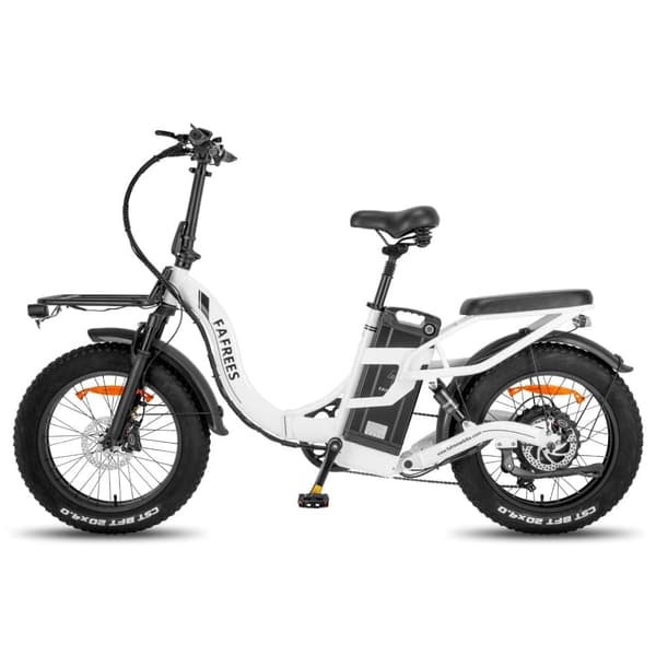 Fafrees F20 X-Max Folding Fat Tire Elcykel, 30Ah Giant Batteri, 750W navmotor, Hydrauliska skivbromsar, 20*4,0 Fat Tires.