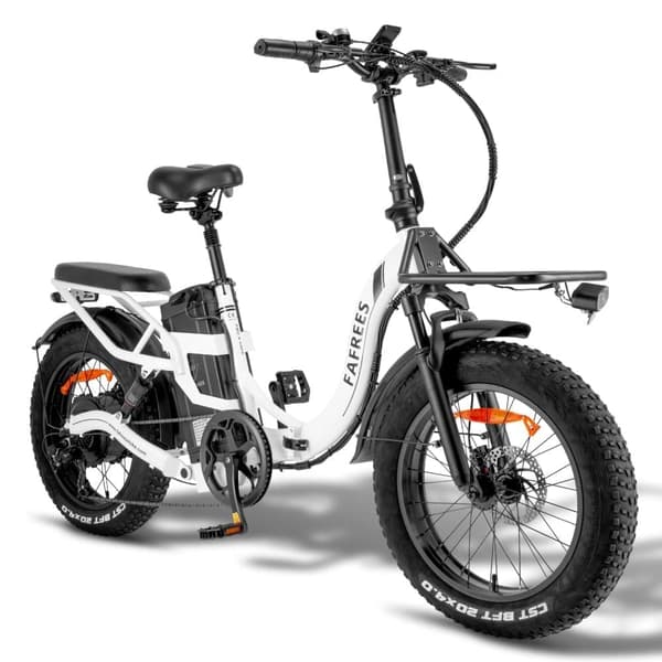 Fafrees F20 X-Max Folding Fat Tire Elcykel, 30Ah Giant Batteri, 750W navmotor, Hydrauliska skivbromsar, 20*4,0 Fat Tires.