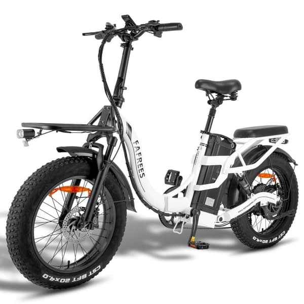 Fafrees F20 X-Max Folding Fat Tire Elcykel, 30Ah Giant Batteri, 750W navmotor, Hydrauliska skivbromsar, 20*4,0 Fat Tires.
