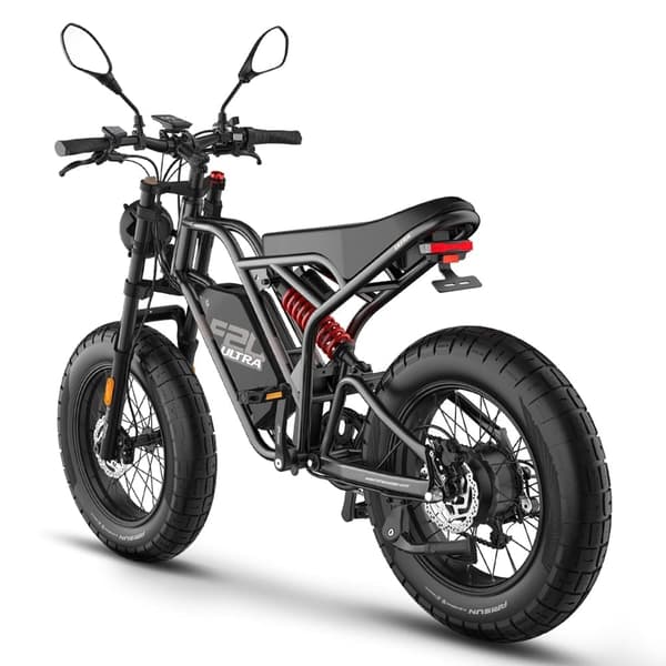Fafrees F20 Ultra Adult Off-Road sähköpyörä, 750W moottori, 25Ah akku, 20*5.0 leveä rengas, SHIMANO 7 vaihdetta, hydraulijarru
