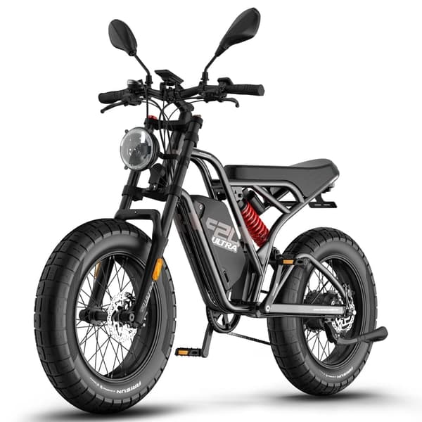 Fafrees F20 Ultra Adult Off-Road sähköpyörä, 750W moottori, 25Ah akku, 20*5.0 leveä rengas, SHIMANO 7 vaihdetta, hydraulijarru