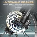 Pikkukuva 6 / 11: Fafrees F20 Ultra Adult Off-Road sähköpyörä, 750W moottori, 25Ah akku, 20*5.0 leveä rengas, SHIMANO 7 vaihdetta, hydraulijarru