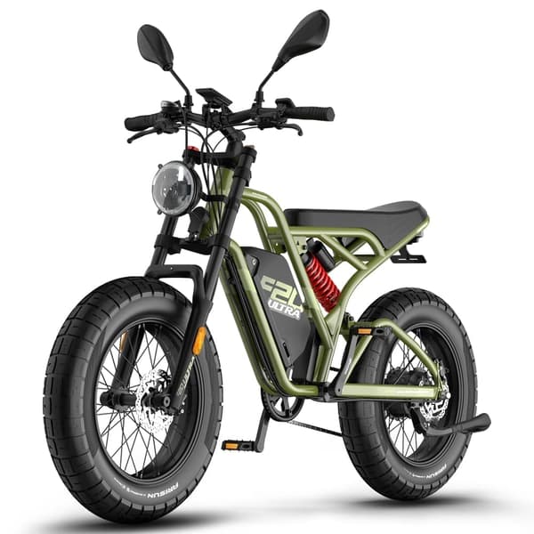 Fafrees F20 Ultra Adult Off-Road sähköpyörä, 750W moottori, 25Ah akku, 20*5.0 leveä rengas, SHIMANO 7 vaihdetta, hydraulijarru