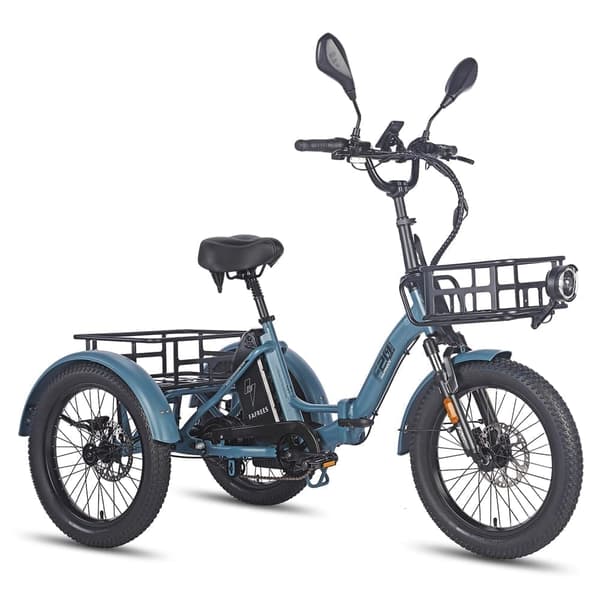 Fafrees F20 Mate elektrisk lasttrehjuling, 750W motor, 21AH batteri, hydraulisk broms, 20''*3,0'' däck