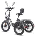 Miniatyrbillede 3 af 11: Fafrees F20 Mate elektrisk last trehjulet cykel, 750W motor, 23,45AH batteri, hydraulisk bremse, 20''*3,0'' dæk