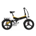 Miniatyrbild 2 av 9: Lankeleisi G650 vuxen city elcykel, 12,8Ah batteri, hopfällbar, 20*2,4 däck, Shimano 7 hastigheter.