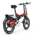 Miniatyrbild 5 av 11: Lankeleisi G650 vuxen city elcykel, 12,8Ah batteri, hopfällbar, 20*2,4 däck, Shimano 7 hastigheter.
