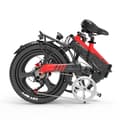 Miniatyrbild 6 av 11: Lankeleisi G650 vuxen city elcykel, 12,8Ah batteri, hopfällbar, 20*2,4 däck, Shimano 7 hastigheter.
