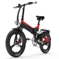 Miniatyrbild 1 av 11: Lankeleisi G650 vuxen city elcykel, 12,8Ah batteri, hopfällbar, 20*2,4 däck, Shimano 7 hastigheter.