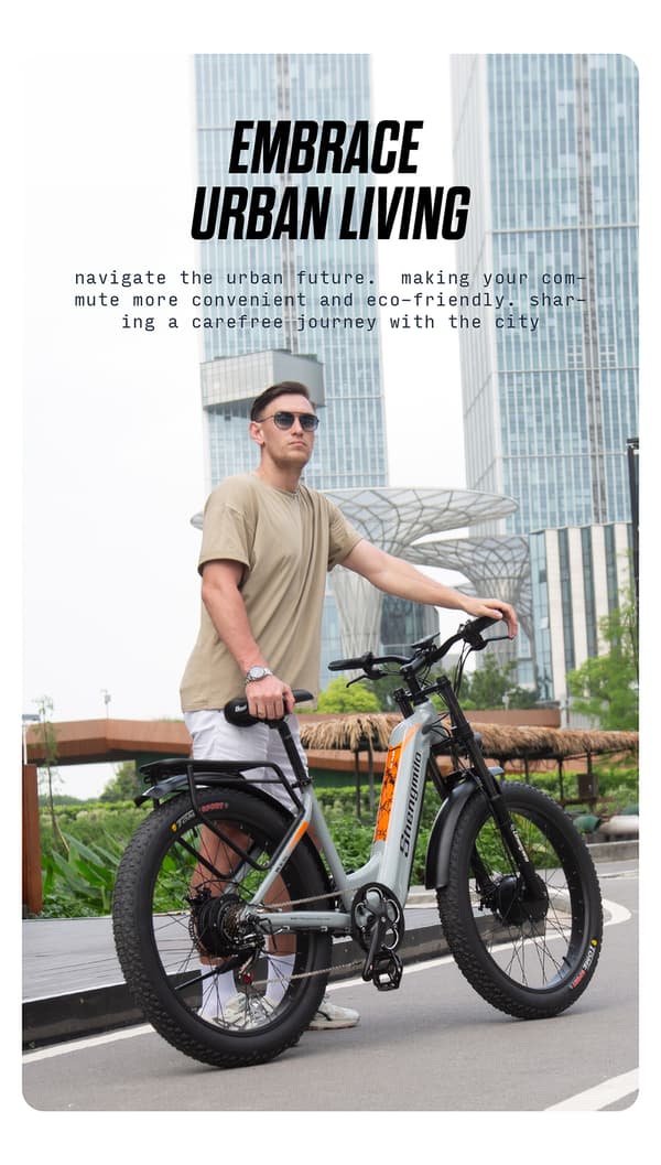 Shengmilo MX06 Pro Mountain E-bike Peak Engine 48V 17.5AH Batteri 2000W Motor för vuxen Power Fat Bike Electric 26 "E-bike