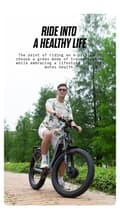 Miniatyrbild 10 av 11: Shengmilo MX06 Pro Mountain E-bike Peak Engine 48V 17.5AH Batteri 2000W Motor för vuxen Power Fat Bike Electric 26 "E-bike