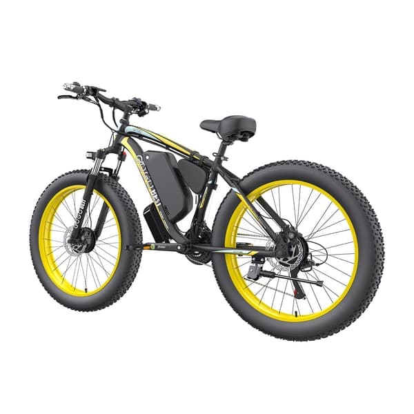 GOGOBEST GF700 elektrisk mountainbike för vuxna, 500W*2 motorer, 18,2Ah batteri, 26*4,0 däck, 21 hastigheter.