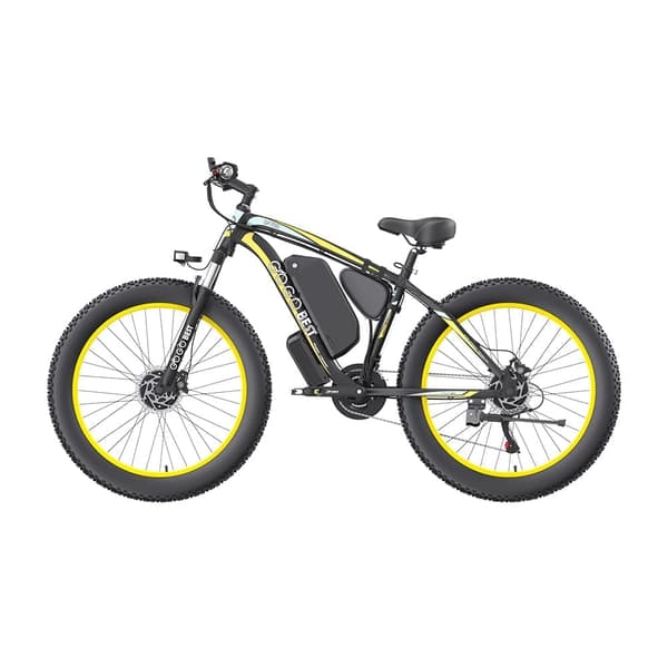 GOGOBEST GF700 elektrisk mountainbike för vuxna, 500W*2 motorer, 18,2Ah batteri, 26*4,0 däck, 21 hastigheter.
