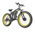 Miniatyrbild 1 av 8: GOGOBEST GF700 elektrisk mountainbike för vuxna, 500W*2 motorer, 18,2Ah batteri, 26*4,0 däck, 21 hastigheter.