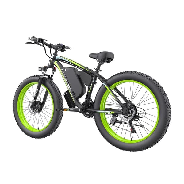 GOGOBEST GF700 elektrisk mountainbike för vuxna, 500W*2 motorer, 18,2Ah batteri, 26*4,0 däck, 21 hastigheter.