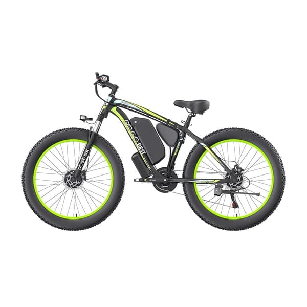 GOGOBEST GF700 elektrisk mountainbike för vuxna, 500W*2 motorer, 18,2Ah batteri, 26*4,0 däck, 21 hastigheter.