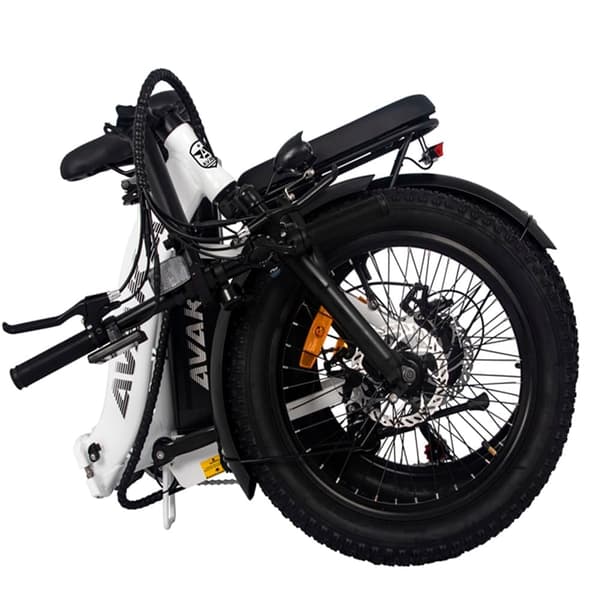 AVAKA BZ20 Plus hopfällbar elcykel, 500W motor, 18,2AH batteri, 100 km räckvidd (PAS), Shimano 7-växlad, stadselcykel