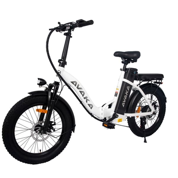 AVAKA BZ20 Plus hopfällbar elcykel, 500W motor, 18,2AH batteri, 100 km räckvidd (PAS), Shimano 7-växlad, stadselcykel