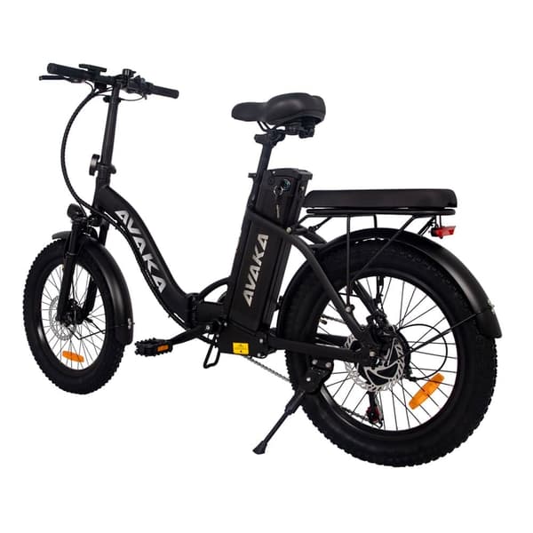 AVAKA BZ20 Plus hopfällbar elcykel, 500W motor, 18,2AH batteri, 100 km räckvidd (PAS), Shimano 7-växlad, stadselcykel