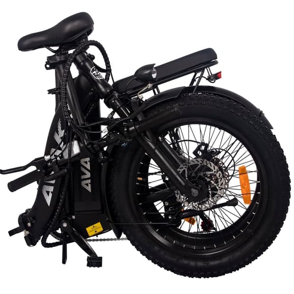 AVAKA BZ20 Plus hopfällbar elcykel, 500W motor, 18,2AH batteri, 100 km räckvidd (PAS), Shimano 7-växlad, stadselcykel