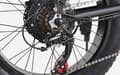 Miniatyrbild 9 av 11: AVAKA BZ20 Plus hopfällbar elcykel, 500W motor, 18,2AH batteri, 100 km räckvidd (PAS), Shimano 7-växlad, stadselcykel
