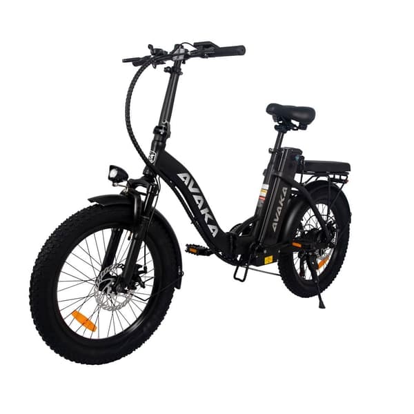 AVAKA BZ20 Plus hopfällbar elcykel, 500W motor, 18,2AH batteri, 100 km räckvidd (PAS), Shimano 7-växlad, stadselcykel