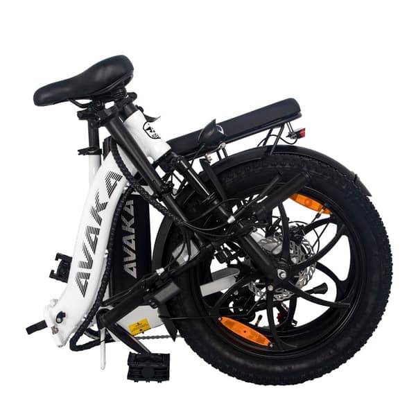 AVAKA BZ20 Plus hopfällbar elcykel, 500W motor, 18,2AH batteri, 100 km räckvidd (PAS), Shimano 7-växlad, stadselcykel