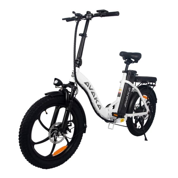AVAKA BZ20 Plus hopfällbar elcykel, 500W motor, 18,2AH batteri, 100 km räckvidd (PAS), Shimano 7-växlad, stadselcykel