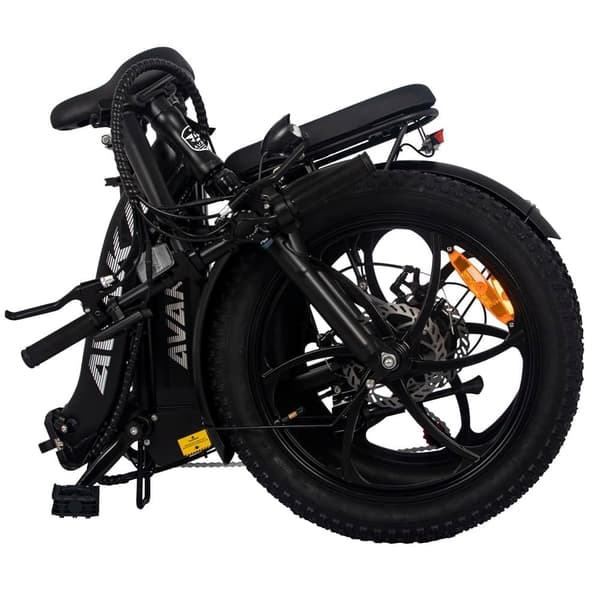 AVAKA BZ20 Plus hopfällbar elcykel, 500W motor, 18,2AH batteri, 100 km räckvidd (PAS), Shimano 7-växlad, stadselcykel