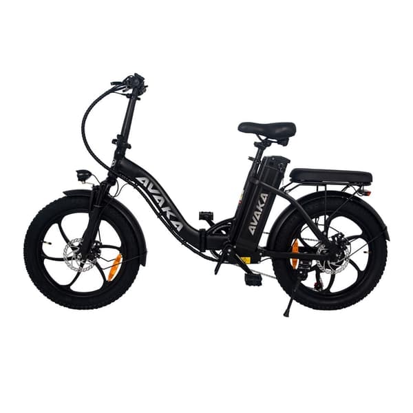 AVAKA BZ20 Plus hopfällbar elcykel, 500W motor, 18,2AH batteri, 100 km räckvidd (PAS), Shimano 7-växlad, stadselcykel