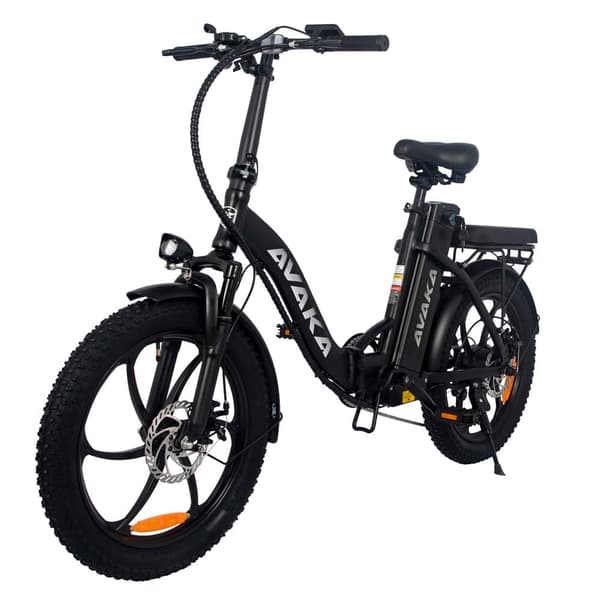 AVAKA BZ20 Plus hopfällbar elcykel, 500W motor, 18,2AH batteri, 100 km räckvidd (PAS), Shimano 7-växlad, stadselcykel
