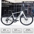 Miniatyrbild 7 av 11: AVAKA R1 City Elcykel, 250W Motor, 7.8AH Batteri, Shimano 7-växlad, Uthållighet 30KM-45KM