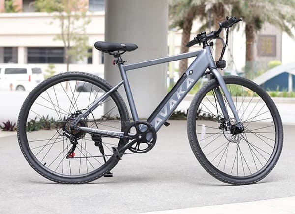 AVAKA R1 pendler-elcykel, 250W motor, 7,8AH batteri, Shimano 7-gear, udholdenhedscykel 30-45 km