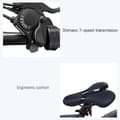 Miniatyrbillede 10 af 11: AVAKA R1 pendler-elcykel, 250W motor, 7,8AH batteri, Shimano 7-gear, udholdenhedscykel 30-45 km