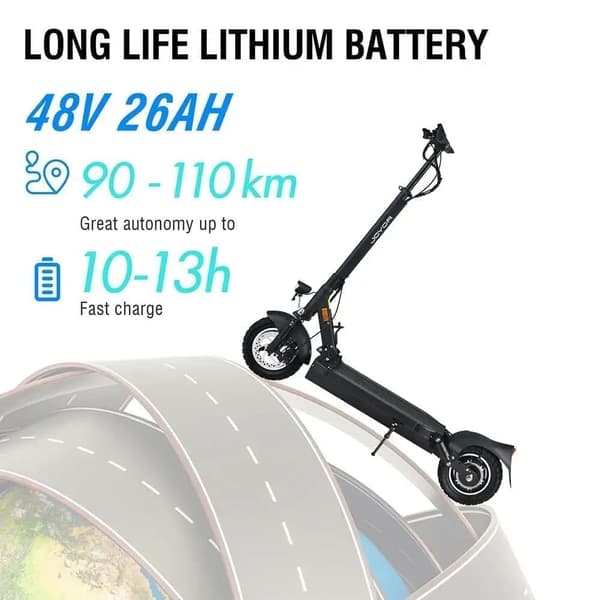 JOYOR Y8-S Electric Scooter 48V 26Ah Battery 500W Motor 20Km/h Max Speed With German ABE Certification(ABE,eKFV)
