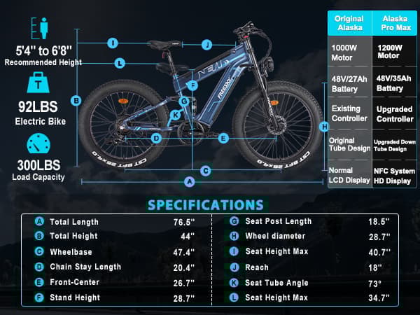 Freesky M540 elektrisk cykel 2000W motorer 48V23Ah batteri elektrisk cykel 26 * 4 tum stad pendlarcykel berg elcykel maxhastighet 50 km / h