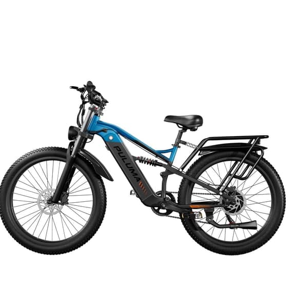 PULUMA PE86 elcykel 500W, 48V20AH batteri, räckvidd på 70-150km, 26 "* 3.0 terrängdäck, Shimano 7-växlad, Momentsensorer, LCD-skärm