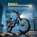 Miniatyrbillede 7 af 11: PULUMA PE86 elcykel 500W, 48V20AH batteri, rækkevidde på 70-150 km, 26"*3.0 terrængående dæk, Shimano 7-trins, hydrauliske bremser, LCD-skærm