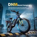 Miniatyrbillede 7 af 11: PULUMA PE86 elcykel 500W, 48V20AH batteri, rækkevidde på 70-150 km, 26"*3.0 terrængående dæk, Shimano 7-trins, momentsensorer