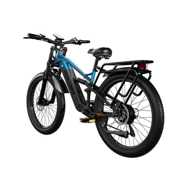 PULUMA PE86 elcykel 500W, 48V20AH batteri, rækkevidde på 70-150 km, 26"*3.0 terrængående dæk, Shimano 7-trins, momentsensorer