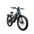 Miniatyrbillede 1 af 11: PULUMA PE86 elcykel 500W, 48V20AH batteri, rækkevidde på 70-150 km, 26"*3.0 terrængående dæk, Shimano 7-trins, momentsensorer