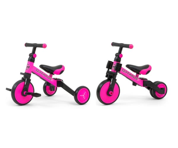 Milly Mally 3-i-1-cykel Optimus Rosa