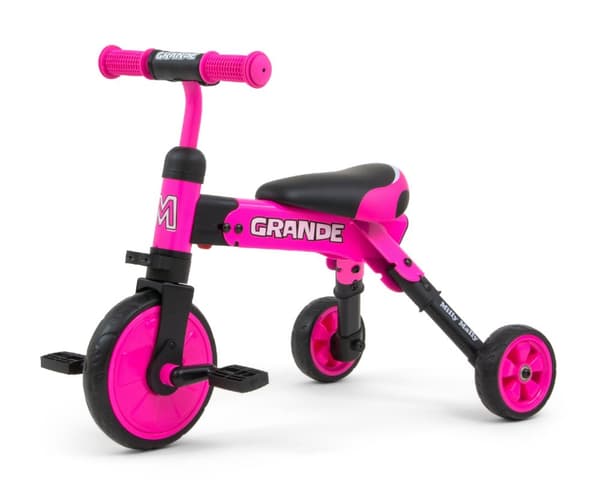 Milly Mally 2-in-1 pyörä Grande Pink