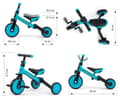 Miniatyrbild 6 av 11: Milly Mally cykel 3-i-1 Optimus blå